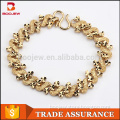Rose gold jewelry findings women Charm antique brass jewelry bracelet